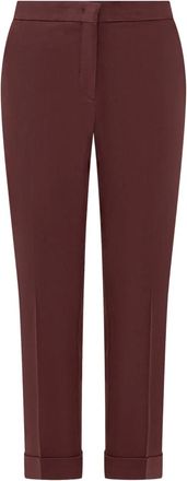 Etro Pantaloni con risvolto - Rosso