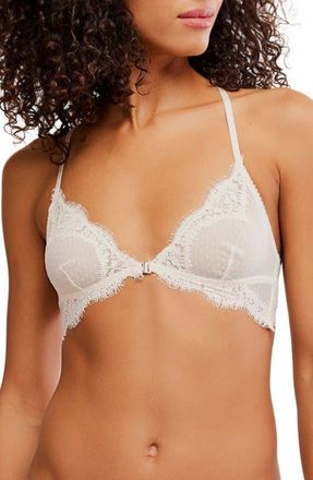 Free People Fiona Front Close Bralette in Sugar Swizzle at Nordstrom, Size X-Small