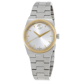 Movado Bold Quest Mini Quartz White Dial Ladies Watch 3601291