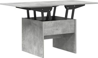 vidaXL Coffee Table Concrete Grey 55 x 54.5 x 45 cm Engineered wood vidaXL