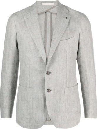 Tagliatore Jassen, Heren, Blauw, L, Leer, Montecarlo Jas