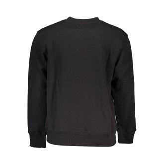 Calvin Klein Mens Jeans Crew Neck Sweatshirt K50k507276 - Black Cotton - Size X-Large