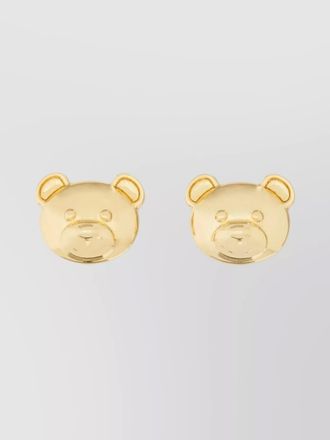 Moschino teddy bear clip-on earrings