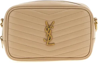 Saint Laurent Mini Lou Borse A Tracolla Beige-Donna