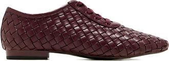 JW PEI leather ballet flats - women - Rubber/Leather/Leather - 7.5 - Red