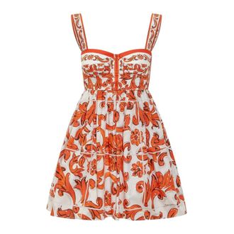 Dolce & Gabbana Dames, Jurken, Veelkleurig, Maat: M Katoen