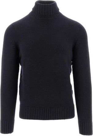 Drumohr Dolcevita ML Rasato Tubico - Heren - Coltruien - Blauw - XL - Truien & Vesten