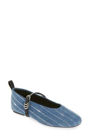 Rag & Bone Spire Mary Jane in Medium Denim at Nordstrom Rack, Size 7.5Us / 37.5Eu