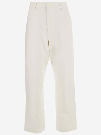 Carhartt Work in Progress White Single Knee Pant