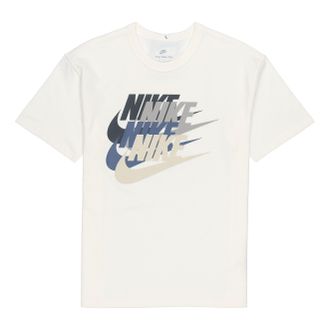Nike Mens Nike As Nsw Prem Ss Tee Athleisure Casual Sports Logo Printing Short Sleeve White T-Shirt DV3317-133