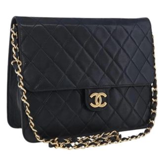 Chanel Pre-owned Vintage Shoulder Bag - Dames - Pre-owned - Zwart - Maat: ONE Size Leer