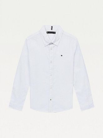 Tommy Hilfiger Overhemd van Oxford-katoen met stretch