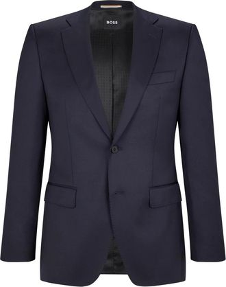 HUGO BOSS Blazerjurk Blue Jeckson B1 - Heren - Blazers - Blauw - S - Wol - Jassen