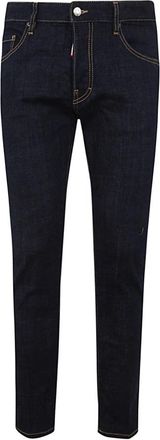 Dsquared2 Navy Blue Skater Jeans - Heren - Slim Fit Jeans - Blauw - L - Denim - Jeans