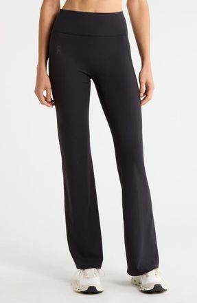 On Studio High Waist Flared Leggings in Black at Nordstrom, Size X-Small
