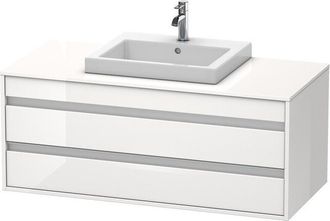 Duravit Duravit Ketho Neceser De Pared 6756, 2 Cajones, 1200mm, Para Lavabo Empotrado, C&eacute;ntrico, Color (frente/cuerpo): Decoraci&oacute;n Pino Plata - Kt675603131