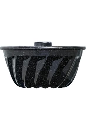 Riess Gugelhupfform, Schwarz, Metall, rund, 9.3 cm, kratzfest, Backen & Backzubeh&ouml;r, Backformen, Gugelhupfformen