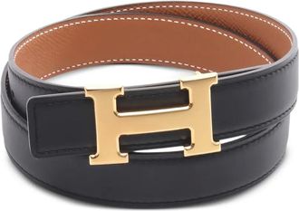 Herm&egrave;s Cintura Constance reversibile 2023 - Nero