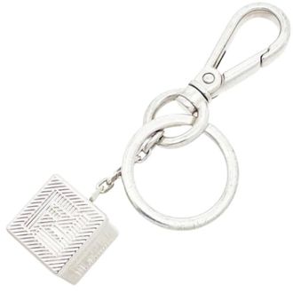 Fendi Vintage Accessories, unisex, Gray, ONE SIZE, Pre-owned Metal Key-holder