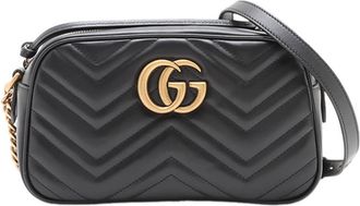 Gucci Pre-owned Gucci Small GG Marmont Matelasse Calfskin Crossbody Ladies YU4PD4IZF0AWGX7G