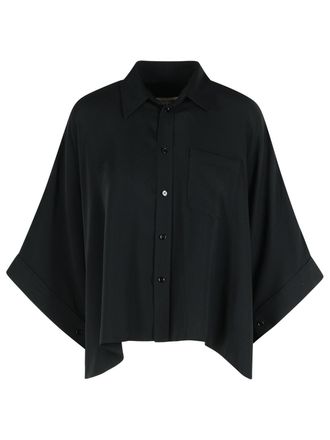 Maison Margiela Black Polyester Cape