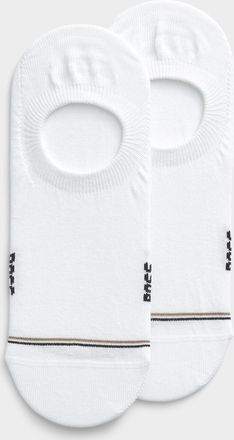 BOSS Mens Mini-logo triple-stripe ped socks 2-pack