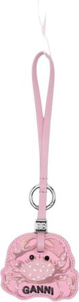 Ganni Krabbed met Bedeltje - Dames - Sleutelhangers & Tashangers - Roze - ONE Size - Accessoires