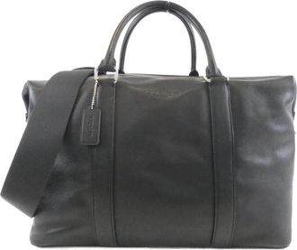 Coach Leather Boston Bag