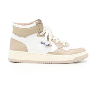 Autry Mid-Top Leren Sneakers - Dames - Sneakers - Veelkleurig - 39 EU - Leer - Schoenen