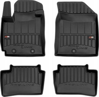 OEM Alfombras, Felpudos, Alfombras De Goma Hyundai I10 2 2013-2019, Canaleta 3d