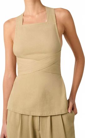 WeWoreWhat Wrap Top In Oat