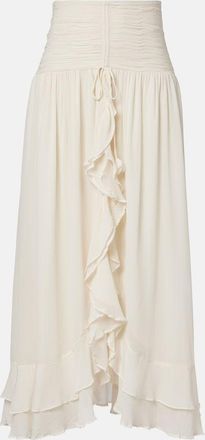 Poupette St Barth Gonna lunga Neree con volant