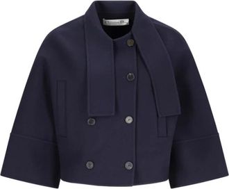 Dior Peacoat - Dames - Mantel - Blauw - S - Jassen