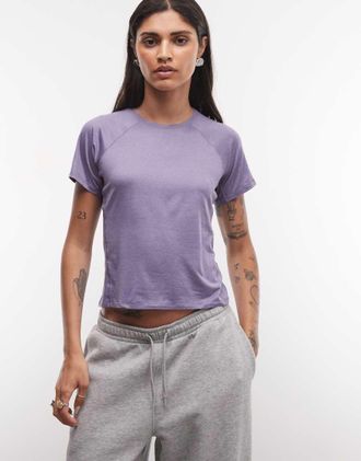 The North Face T-shirt Jaida color prugna m&eacute;lange chiaro-Viola