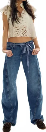 Free People Fable Twisted Seam Jean In Heartsong