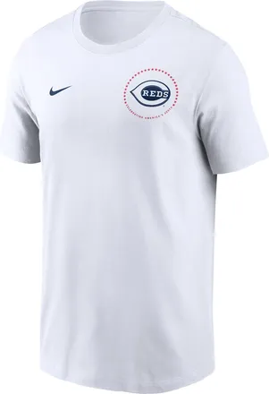 Nike Cincinnati Reds USA 250 Nike Mens MLB T-Shirt in White | N19910AA8G-3B4