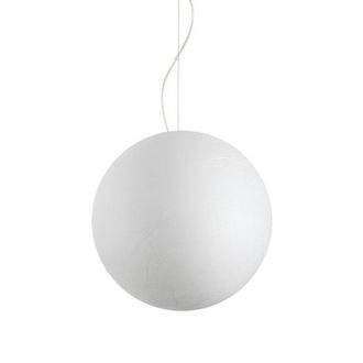 Netlighting Carta Indoor Globe Ceiling Pendant Lamp 1 Light White E27