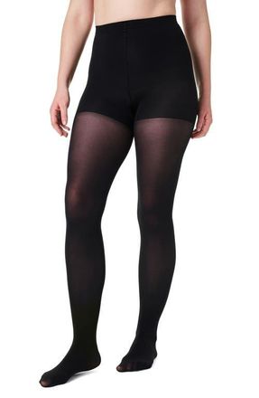 Spanx SPANXshape Shorty Tights in Very Black at Nordstrom