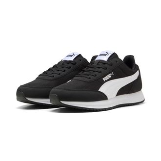 Puma Sneaker PUMA R78 LIGHTWIND, Damen, Gr. 44,5, schwarz-weiss (puma schwarz, puma wei&szlig;), Textil, Schuhe Sneaker