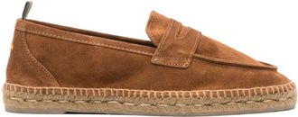 Castaner braided-raffia suede espadrilles - men - Raffia/Calf Suede/Calf Suede/Rubber - 40 - Brown