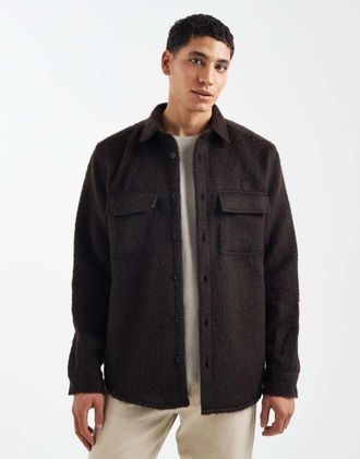 Asos Camicia giacca marrone