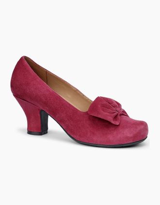 Hotter Womens Donna Womens Extra Wide Court Shoes - Pink - Size: 6.5