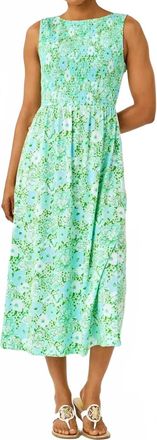 Lilly Pulitzer Finnley Midi Dress In Mint Condition