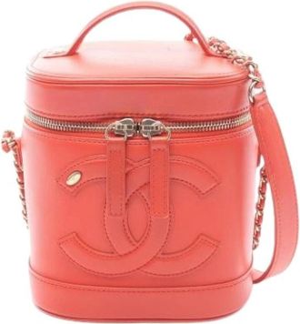 Chanel Pre-owned Vintage Mini Bag - Dames - Vintage Mini Tas - Rood - ONE Size - Leer - Vintage