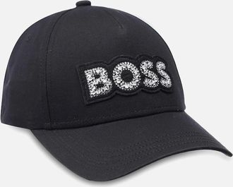 HUGO BOSS Womens Lilyan-ST Baseball Cap - Black - Size: ONE size