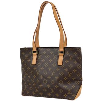 Louis Vuitton Brown Monogram Shoulder Bag Tote Bag (Pre-Owned)