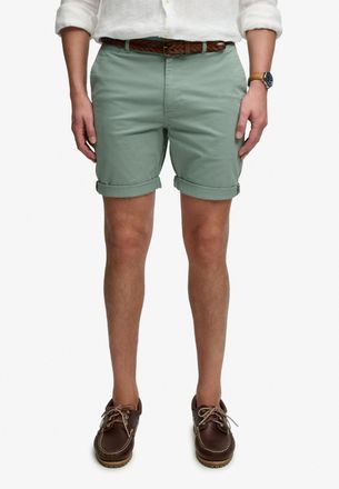 Superdry Chinoshorts SUPERDRY PREMIUM REGULAR CHINO SHORT, Damen, Gr. 28, N-Gr, sage gr&uuml;n, Web, Obermaterial: 98% Baumwolle, 2% Elasthan, unifarben, relaxed fi