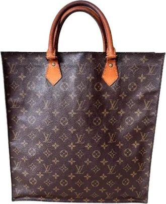 Louis Vuitton Pre-owned Tote Bags, female, Brown, Size: ONE SIZE Pre-owned Flat Bag