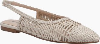 Hush Puppies Womens Dalia Womens Slingback Ballerina Shoes - Tan - Size: 7