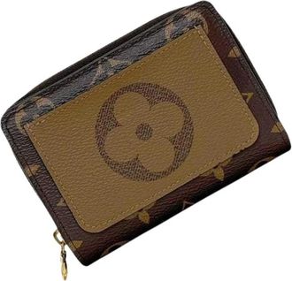Louis Vuitton Pre-owned Wallets, female, Brown, Size: ONE SIZE Pre-owned Canvas Wallet